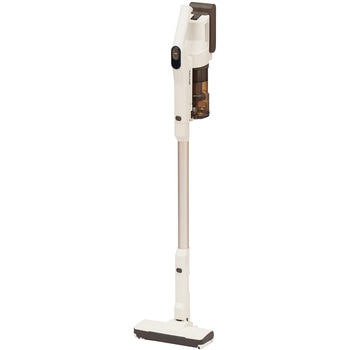 自立式 コードレス スティッククリーナー 2種のアタッチメント付 オフホワイト ライフオンプロダクツ