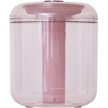 充電式 miniクリア加湿器 LEDライト付 ミントグリーン/スモーキーピンク/ホワイト ライフオンプロダクツ