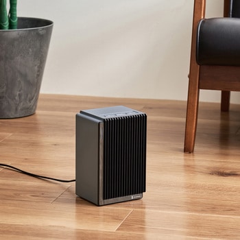 セラミックファンヒーター -Premium WOOD- ブラックウッド/ホワイトウッド ライフオンプロダクツ