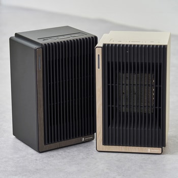 セラミックファンヒーター -Premium WOOD- ブラックウッド/ホワイトウッド ライフオンプロダクツ