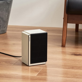 セラミックファンヒーター -Premium WOOD- ブラックウッド/ホワイトウッド ライフオンプロダクツ