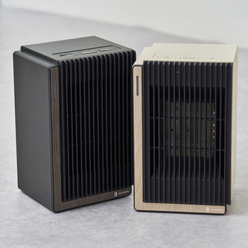 セラミックファンヒーター -Premium WOOD- ブラックウッド/ホワイトウッド ライフオンプロダクツ