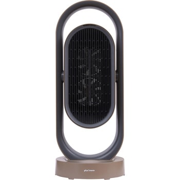 3Dセラミックヒーター&ファン リモコン付 キャメル/ホワイト ライフオンプロダクツ