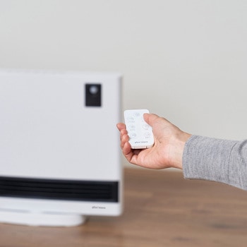 上下自動ルーバー付 人感センサーパネルヒーター ホワイト ライフオンプロダクツ