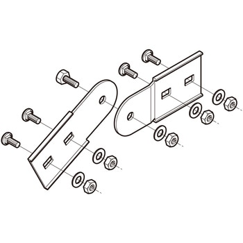 上下自在継ぎ金具 ネグロス電工