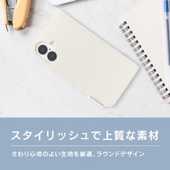 ajouter アジュテ iPhone 17 [FlipNote] 耐衝撃フリップノートケース チャコールグレー - ajouter