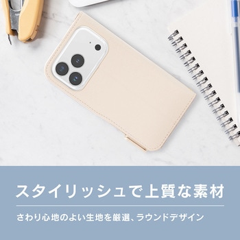 ajouter アジュテ iPhone 17 Pro [FlipNote] 耐衝撃フリップノートケース ホワイト - ajouter