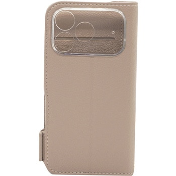 ajouter アジュテ iPhone 17 Pro [FlipNote] 耐衝撃フリップノートケース グレージュ - ajouter