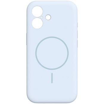 ajouter アジュテ iPhone 17 [Coron] MagSafe対応 超精密設計 衝撃吸収シリコンケース アイスブルー ajouter
