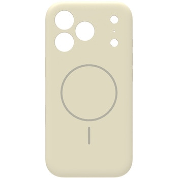 ajouter アジュテ iPhone 17 Pro [Coron] MagSafe対応 超精密設計 衝撃吸収シリコンケース ミルクホワイト ajouter