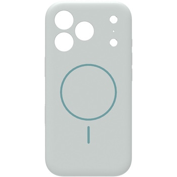 ajouter アジュテ iPhone 17 Pro [Coron] MagSafe対応 超精密設計 衝撃吸収シリコンケース アイスブルー ajouter