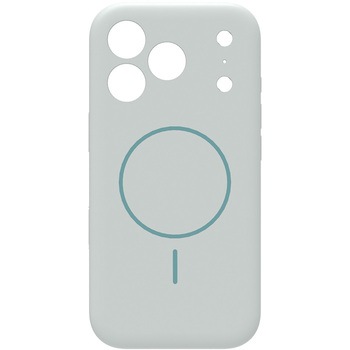 ajouter アジュテ iPhone 17 Pro [Coron] MagSafe対応 超精密設計 衝撃吸収シリコンケース アイスブルー ajouter