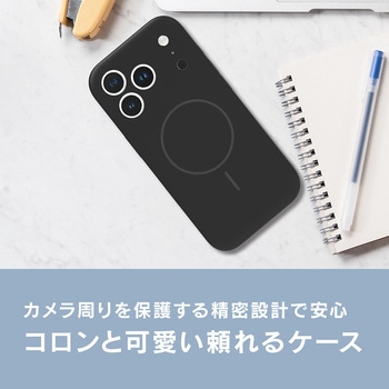 ajouter アジュテ iPhone 17 Pro [Coron] MagSafe対応 超精密設計 衝撃吸収シリコンケース ミントグリーン - ajouter