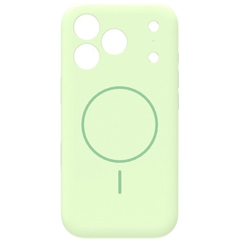 ajouter アジュテ iPhone 17 Pro [Coron] MagSafe対応 超精密設計 衝撃吸収シリコンケース ミントグリーン - ajouter