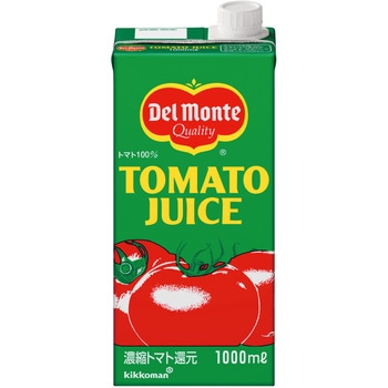 キッコーマン トマトジュース紙 1L x6 デルモンテ