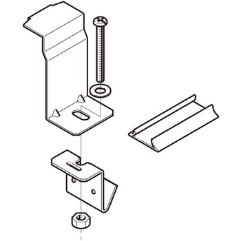 アングル用接続部振れ止め金具 ネグロス電工