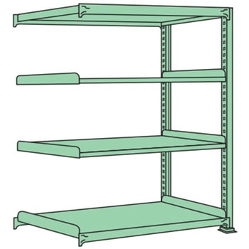 連結 中量棚150kg 高さ1500mm 浅香工業