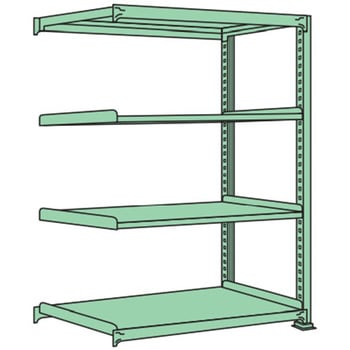 連結 中量棚150kg 高さ1800mm 浅香工業