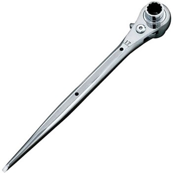 ラチェットレンチ17/21 ストレート MUST TOOL 両口ラチェットレンチ