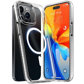 TORRAS - Sparka-Mag Case for iPhone 15 Pro [ Clear] TORRAS