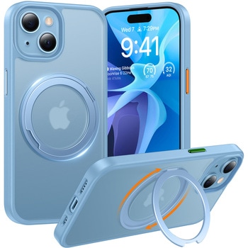 TORRAS - UPRO Ostand Pro Case for iPhone 15 [ Light Blue] TORRAS