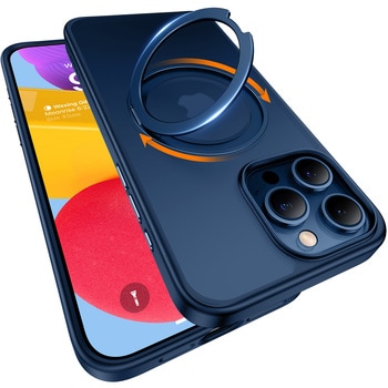 TORRAS - UPRO Ostand Pro Case for iPhone 15 Pro [ Navy Blue] TORRAS