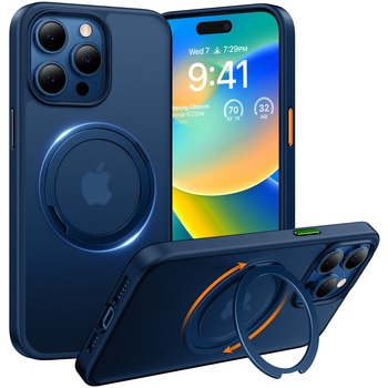 TORRAS - UPRO Ostand Pro Case for iPhone 15 Pro [ Navy Blue] TORRAS
