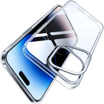 TORRAS - UPRO Lstand Case for iPhone 15 Pro MAX [ Clear] TORRAS