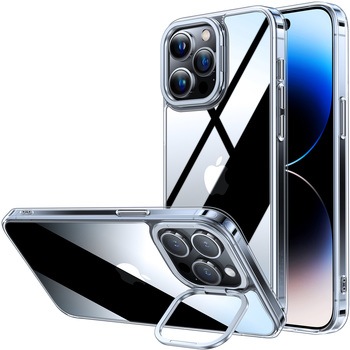 TORRAS - UPRO Lstand Case for iPhone 15 Pro MAX [ Clear] TORRAS