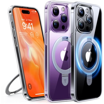 TORRAS - UPRO Ostand Clear Case for iPhone 15 Pro [ Clear] TORRAS