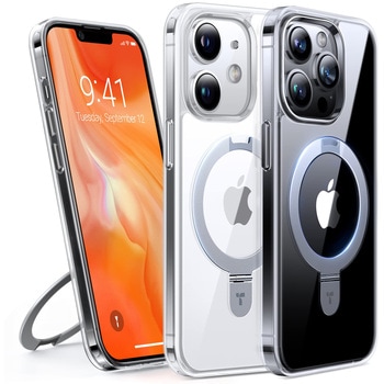 Torras -  UPRO Ostand Clear Case for iPhone 12/12 Pro [ Clear ] TORRAS