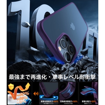 Torras - Guardian Case for iPhone 14 Pro [ Dark Purple ] TORRAS