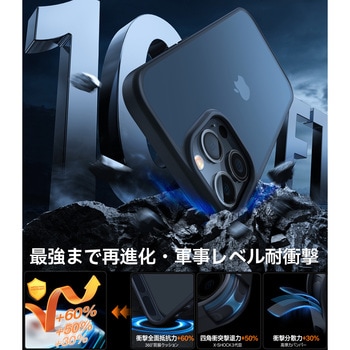 Torras - Guardian Case for iPhone 14 Pro Max [ Black ] - TORRAS
