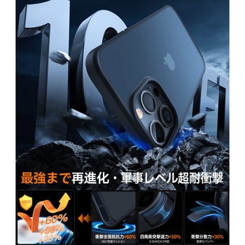 Torras - Guardian Case for iPhone 13 Pro Max [ Black ] - TORRAS