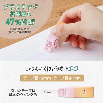 ノリノ 紙ケース入りテープのり プラス