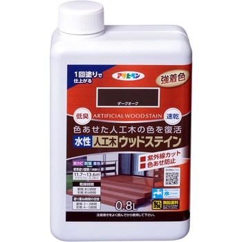水性人工木ウッドステイン アサヒペン