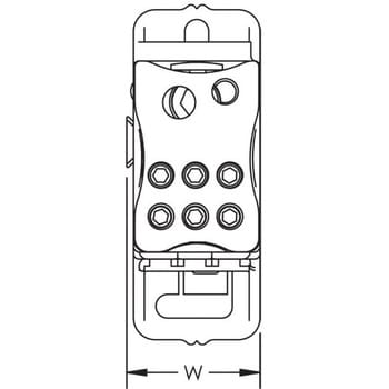 Single Pole Distribution Block