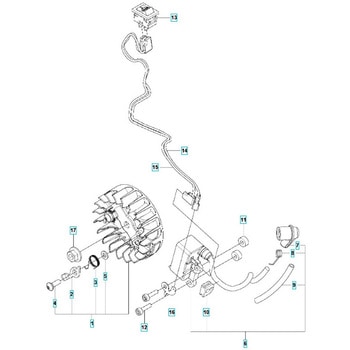 ゼノア エンジンチェーンソー GZ2700T 部品 イグニッションシステム ゼノア