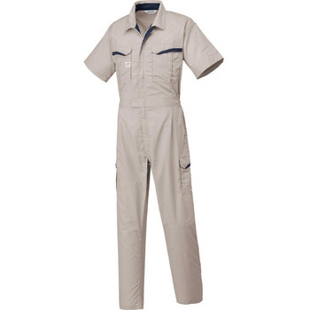 防臭消臭抗菌半袖つなぎ服  8901シリーズ AUTO-BI(山田辰)