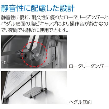 クリーンストッカーCKS-H型 非接触開閉仕様(足ペダルタイプ) ダイケン