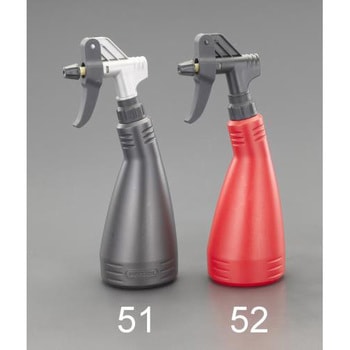 750ml 工業用スプレーボトル(ダブルアクション/黒 エスコ