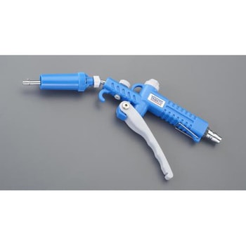 3.0穴x100mm エアーガン(増量ノズル/流量調整付) エスコ