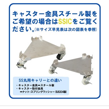 オールステンレス304製 SS丸用キャリー エムあい