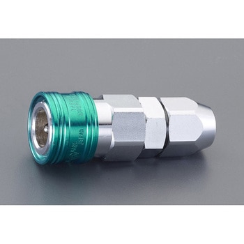 8.5mm カップリング(ウレタンホース用/ブルー) エスコ