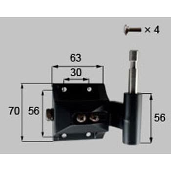75角門柱用ヒンジ(下)持ち送り 新日軽(LIXIL)