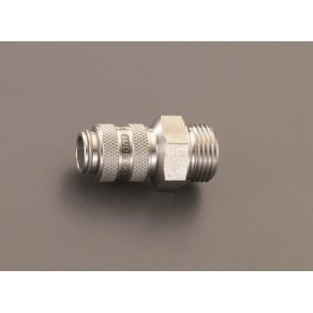 M12x1.5 雄ねじカップリング(ステンレス製/ワンプッシュ) エスコ