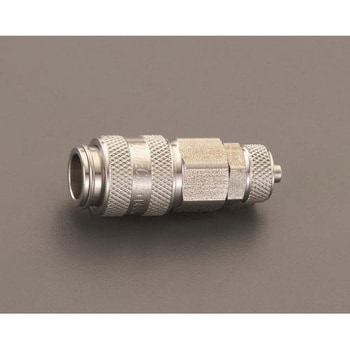 6x8mm ウレタンホースカップリング(ステンレス製/ワンプッシュ) エスコ