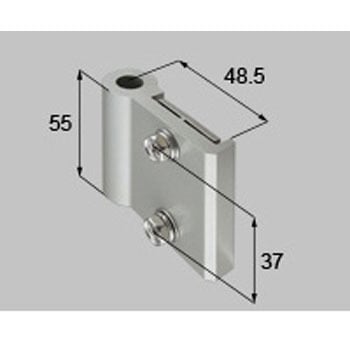 75角門柱用ヒンジ 直付調整 新日軽(LIXIL)