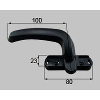 カムラッチハンドル(L)*8KH1049L 新日軽(LIXIL)