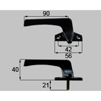 カムラッチハンドル(L)*8KH149L 新日軽(LIXIL)